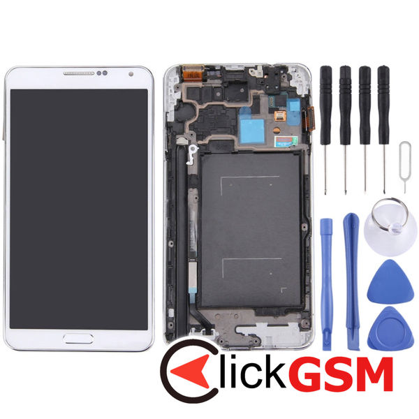 Piesa Display Cu Touchscreen Si Rama Black Samsung Galaxy Note 3 4eqf