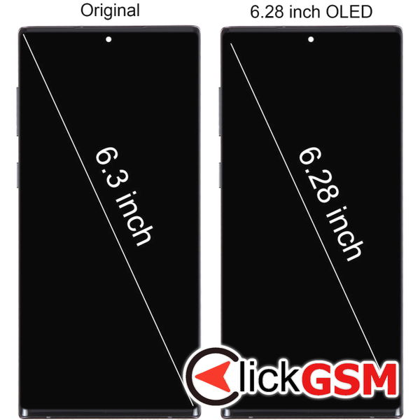 Piesa Display Cu Touchscreen Si Rama Black Samsung Galaxy Note10 4ezy