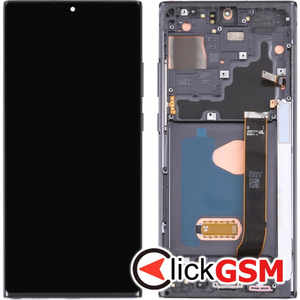 Piesa Piesa Display Cu Touchscreen Si Rama Black Samsung Galaxy Note20 Ultra 4ek3