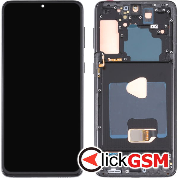 Piesa Display Cu Touchscreen Si Rama Black Samsung Galaxy S21.plus 5g 4ej7