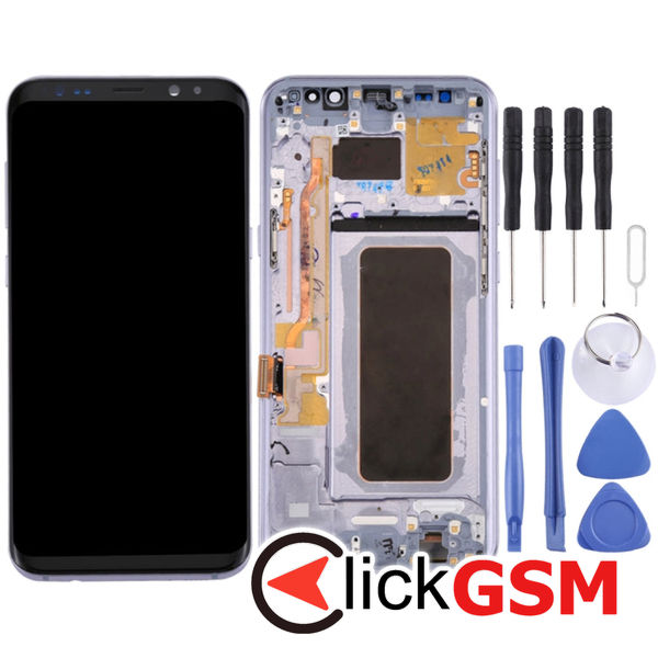 Piesa Display Cu Touchscreen Si Rama Black Samsung Galaxy S8.plus 4emw