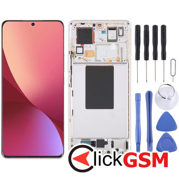 Piesa Display Cu Touchscreen Si Rama Black Xiaomi 12 Pro 49ao