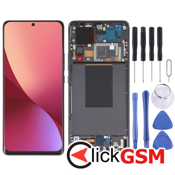 Piesa Display Cu Touchscreen Si Rama Black Xiaomi 12s Pro 2uyw