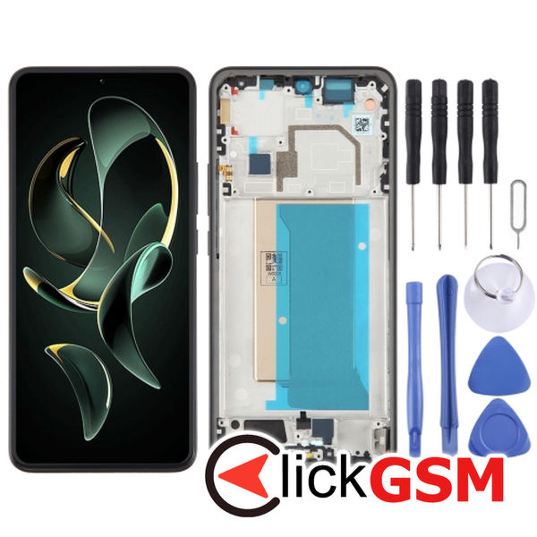 Piesa Piesa Display Cu Touchscreen Si Rama Black Xiaomi 13t 434b