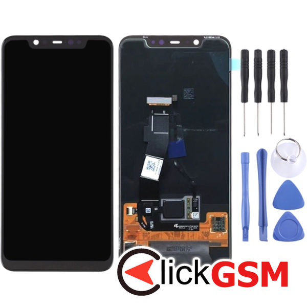 Piesa Piesa Display Cu Touchscreen Si Rama Black Xiaomi Mi 8 41ik