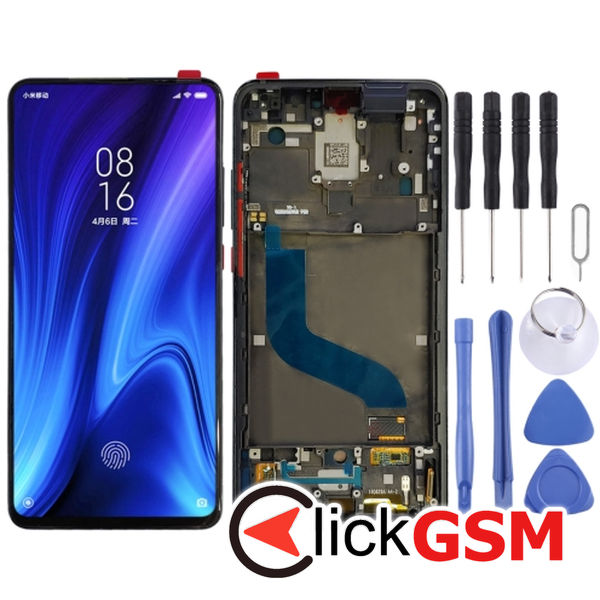 Piesa Piesa Display Cu Touchscreen Si Rama Black Xiaomi Redmi K20 266f