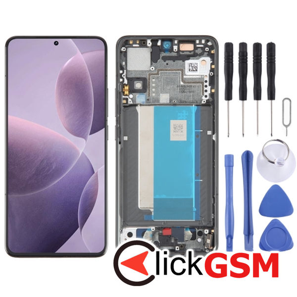 Piesa Display Cu Touchscreen Si Rama Black Xiaomi Redmi K70 3e1m