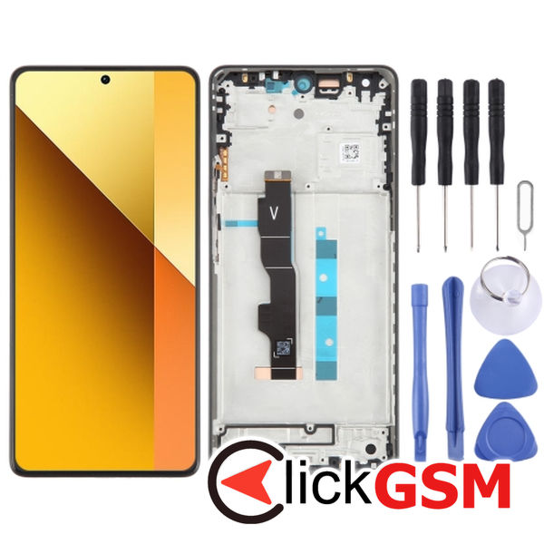 Piesa Piesa Display Cu Touchscreen Si Rama Black Xiaomi Redmi Note 13 5g 49a4