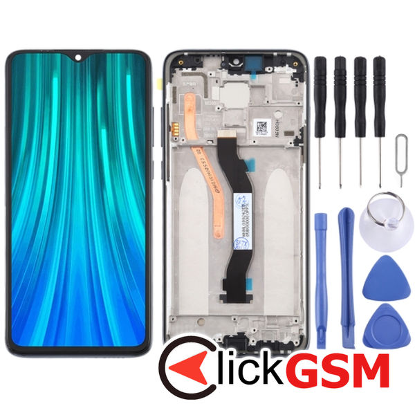 Piesa Piesa Display Cu Touchscreen Si Rama Black Xiaomi Redmi Note 8 Pro 3008