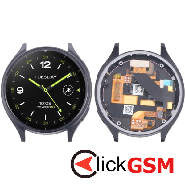 Piesa Display Cu Touchscreen Si Rama Black Xiaomi Watch 2 4p93