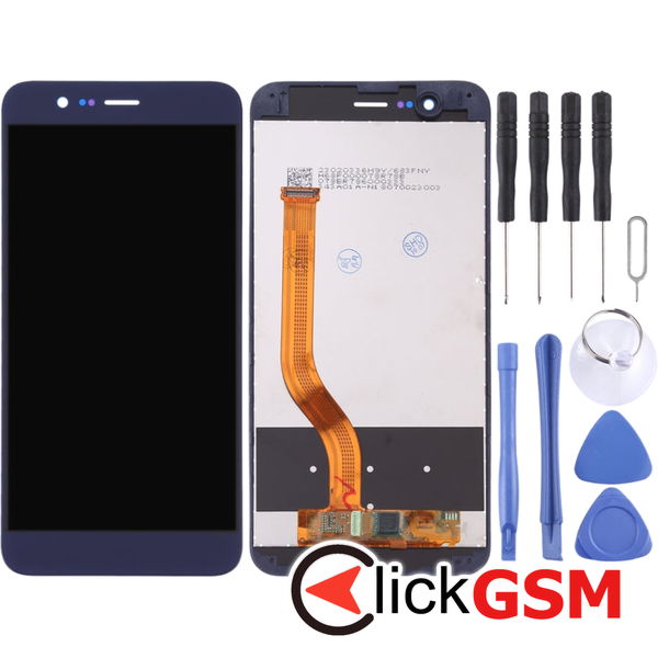 Piesa Display Cu Touchscreen Si Rama Blue Honor V9 I12