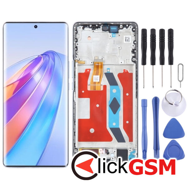 Piesa Display Cu Touchscreen Si Rama Blue Honor X40 2tmi