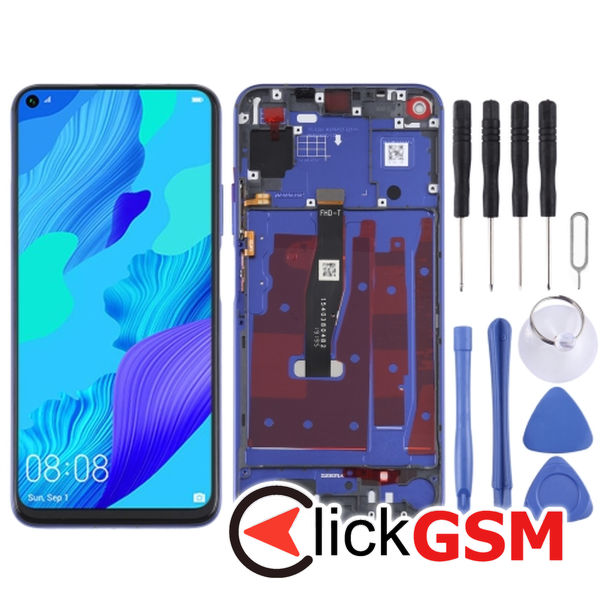 Piesa Display Cu Touchscreen Si Rama Blue Huawei Nova 5t 2uro