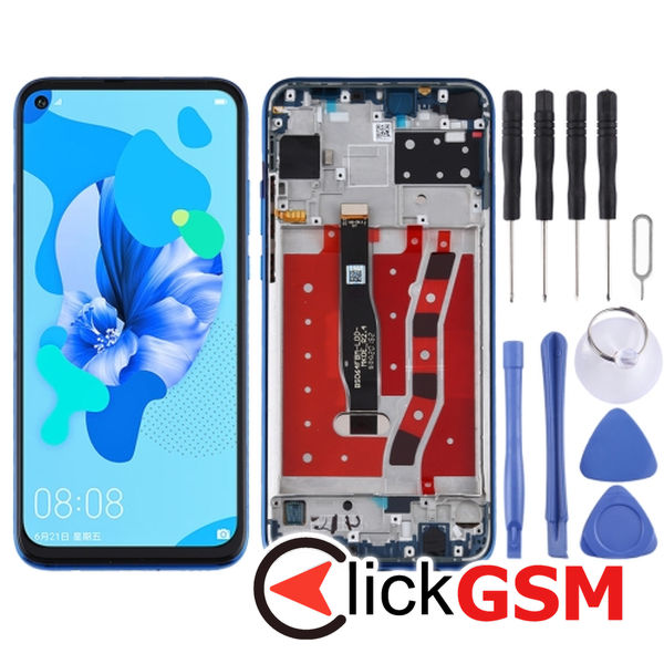 Piesa Piesa Display Cu Touchscreen Si Rama Blue Huawei Nova 6 Se 301k