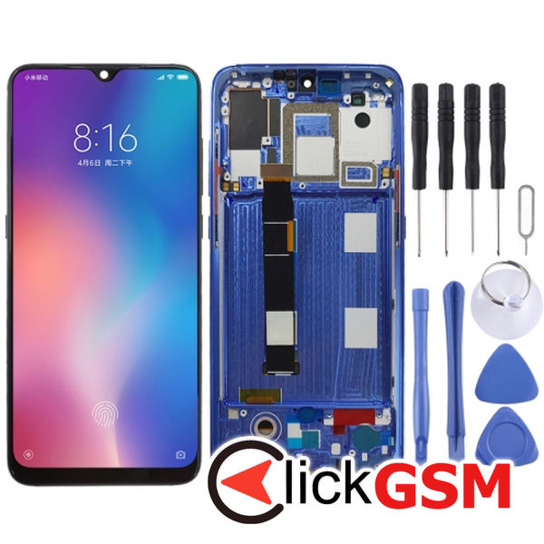 Piesa Piesa Display Cu Touchscreen Si Rama Blue Xiaomi Mi 9 260c