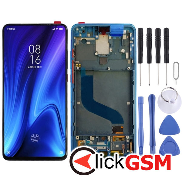 Piesa Piesa Display Cu Touchscreen Si Rama Blue Xiaomi Mi 9t Pro 260j