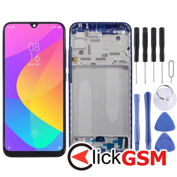 Piesa Piesa Display Cu Touchscreen Si Rama Blue Xiaomi Mi Cc9e 25z5