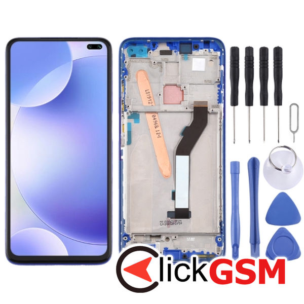 Piesa Piesa Display Cu Touchscreen Si Rama Blue Xiaomi Redmi K30 5g 25j4