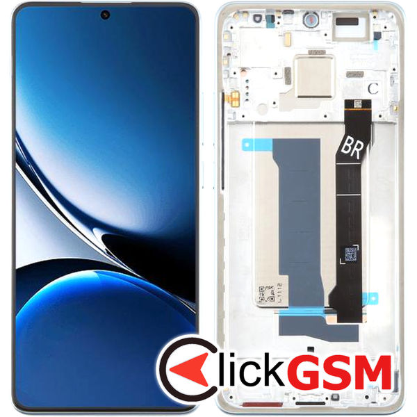 Piesa Display Cu Touchscreen Si Rama Blue Xiaomi Redmi Turbo 4 1r3h