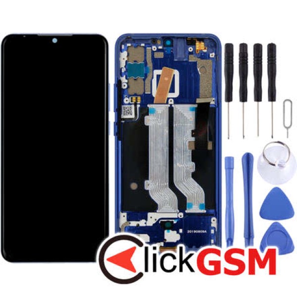 Piesa Display Cu Touchscreen Si Rama Blue Zte Axon 10 Pro 246g