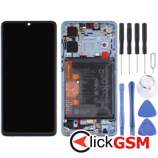 Piesa Display Cu Touchscreen Si Rama Breathing Crystal Huawei P30 23t8