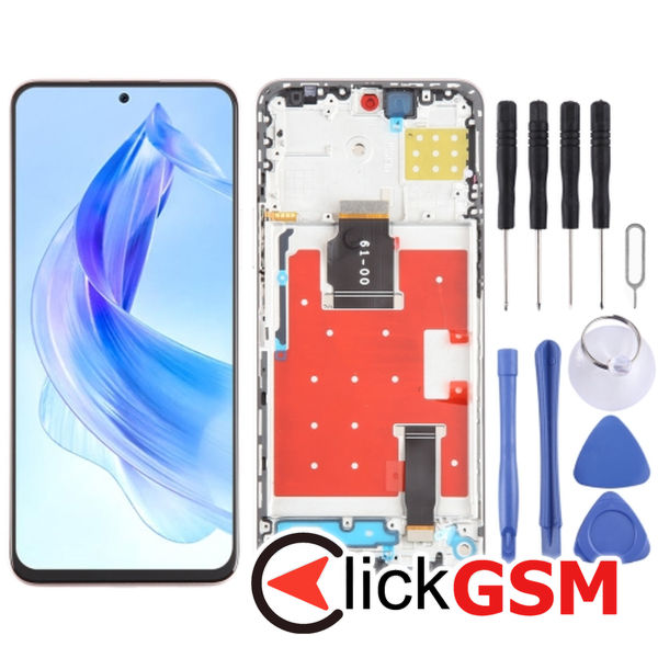 Piesa Display Cu Touchscreen Si Rama Gold Honor 90 Lite 2zm4