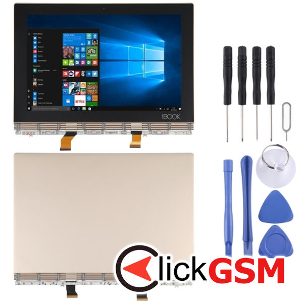 Piesa Piesa Display Cu Touchscreen Si Rama Gold Lenovo Yoga 2tm5