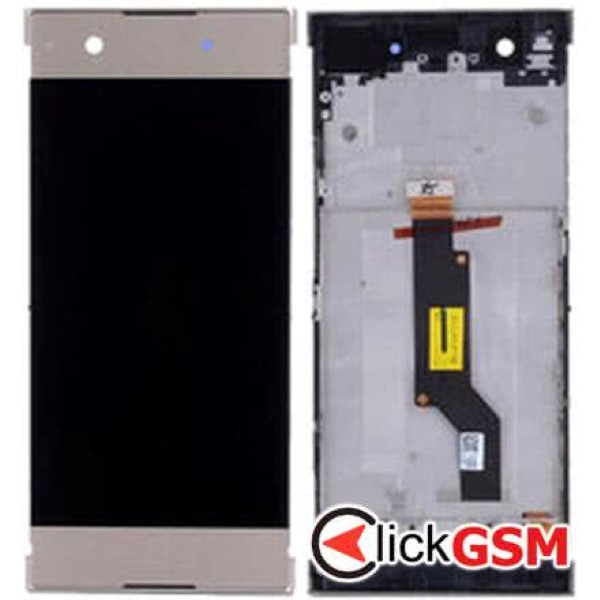 Piesa Display Cu Touchscreen Si Rama Gold Sony Xperia Xa1 2fxt