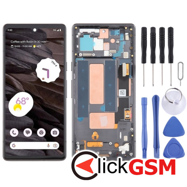 Piesa Display Cu Touchscreen Si Rama Google Pixel 7a 48j8