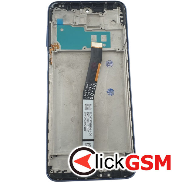 Piesa Display Cu Touchscreen Si Rama Gray Xiaomi Redmi Note 9 Pro 47t1