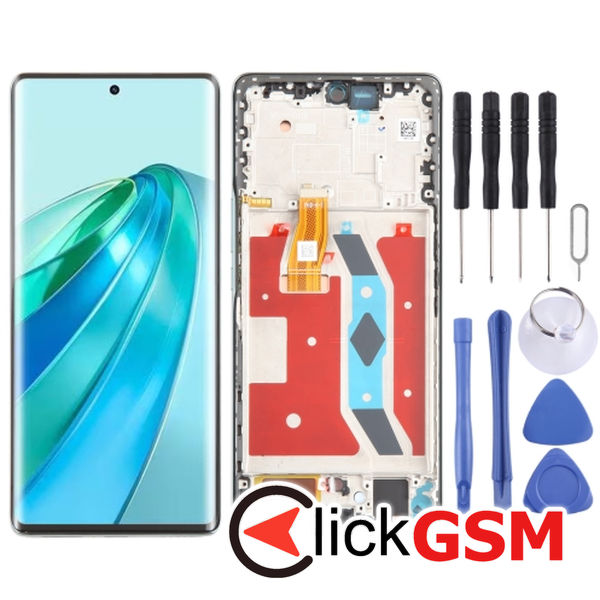 Piesa Display Cu Touchscreen Si Rama Green Honor X9a 5g 30bd