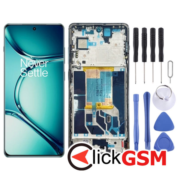 Piesa Piesa Display Cu Touchscreen Si Rama Green Oneplus Ace 2 Pro 1f1y