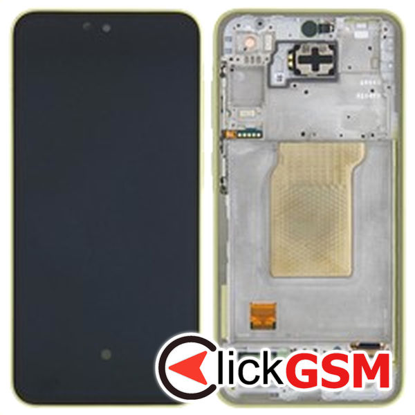 Piesa Display Cu Touchscreen Si Rama Green Samsung Galaxy A35 51fd