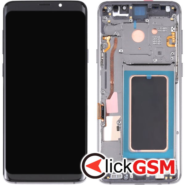 Piesa Display Cu Touchscreen Si Rama Grey Samsung Galaxy S9.plus 4ena