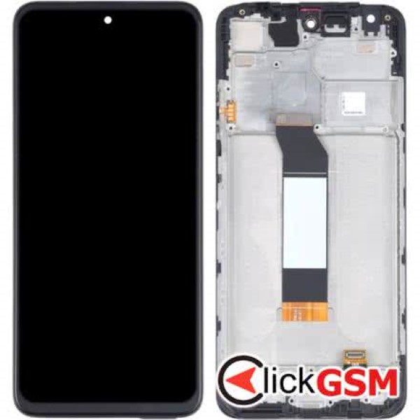 Piesa Display Cu Touchscreen Si Rama Gri Inchis Xiaomi Redmi Note 10 5g 1qox