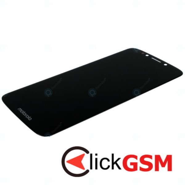 Piesa Display Cu Touchscreen Si Rama Gri Motorola Moto G6 Play Xrd