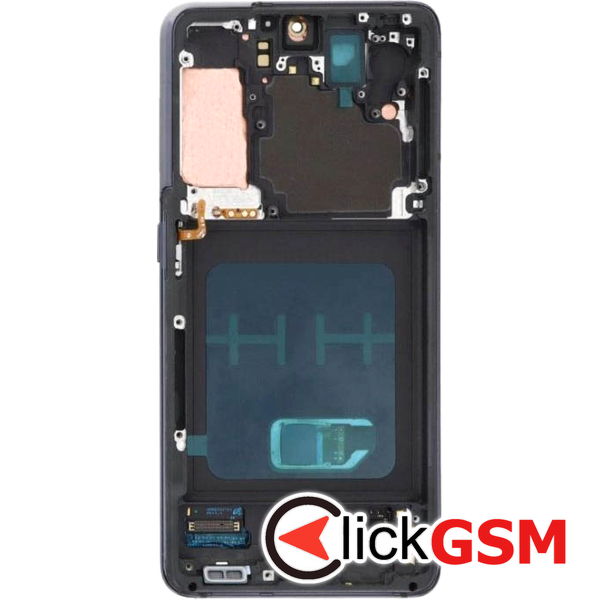 Piesa Display Cu Touchscreen Si Rama Gri Samsung Galaxy S21 5g 40y0