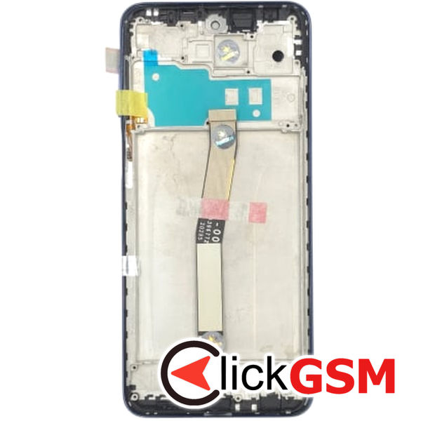 Piesa Display Cu Touchscreen Si Rama Gri Xiaomi Redmi Note 9 Pro 48yz