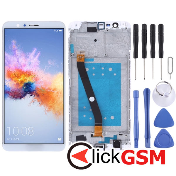 Piesa Display Cu Touchscreen Si Rama Honor 7x 2f2w