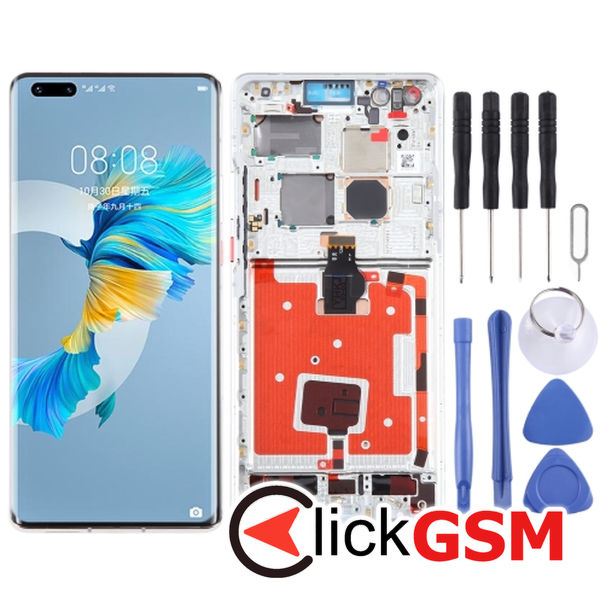 Piesa Display Cu Touchscreen Si Rama Huawei Mate 40 Pro 2c2r