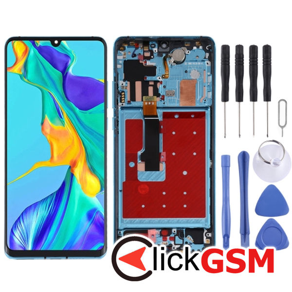 Piesa Display Cu Touchscreen Si Rama Huawei P30 Pro 23t7