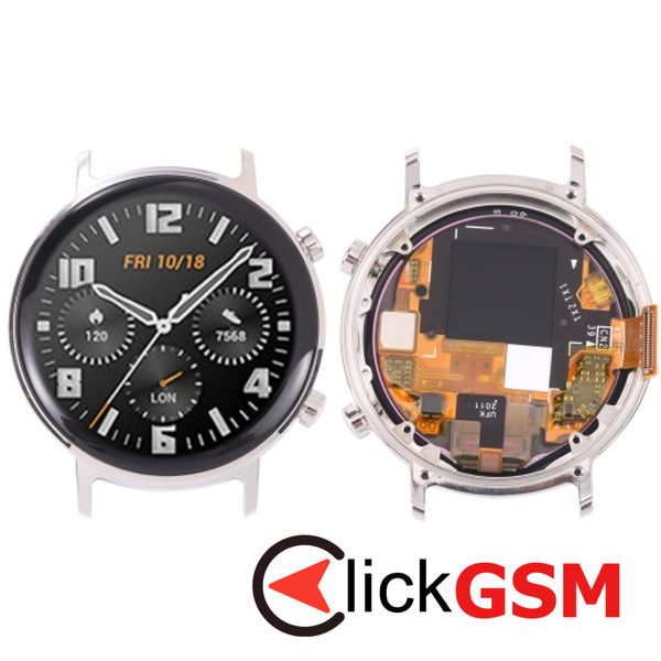 Piesa Display Cu Touchscreen Si Rama Huawei Watch Gt2 42mm 23kv