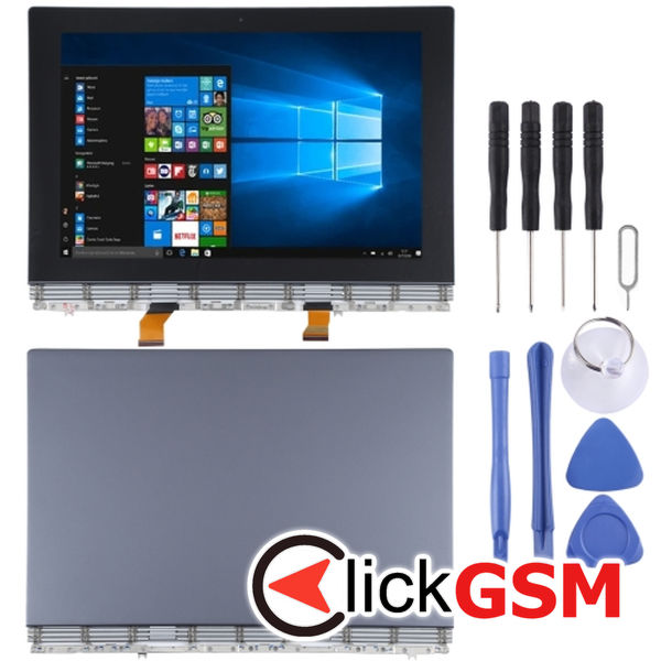 Piesa Display Cu Touchscreen Si Rama Lenovo Yoga 242d