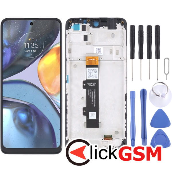 Piesa Piesa Display Cu Touchscreen Si Rama Motorola Moto G22 22rx