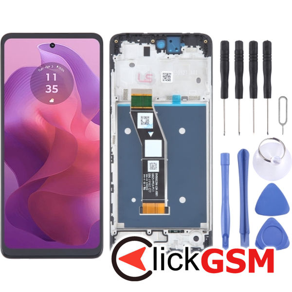 Piesa Piesa Display Cu Touchscreen Si Rama Motorola Moto G24 1f2z