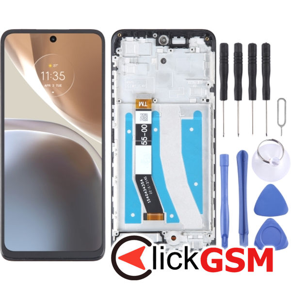 Piesa Display Cu Touchscreen Si Rama Motorola Moto G32 2upa