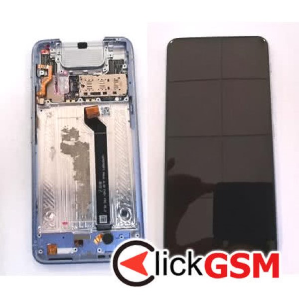 Piesa Display Cu Touchscreen Si Rama Mov Asus Zenfone 6 35qf