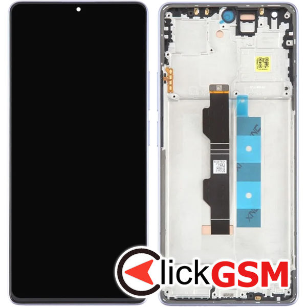 Piesa Display Cu Touchscreen Si Rama Mov Xiaomi Redmi Note 13 Pro 4xei