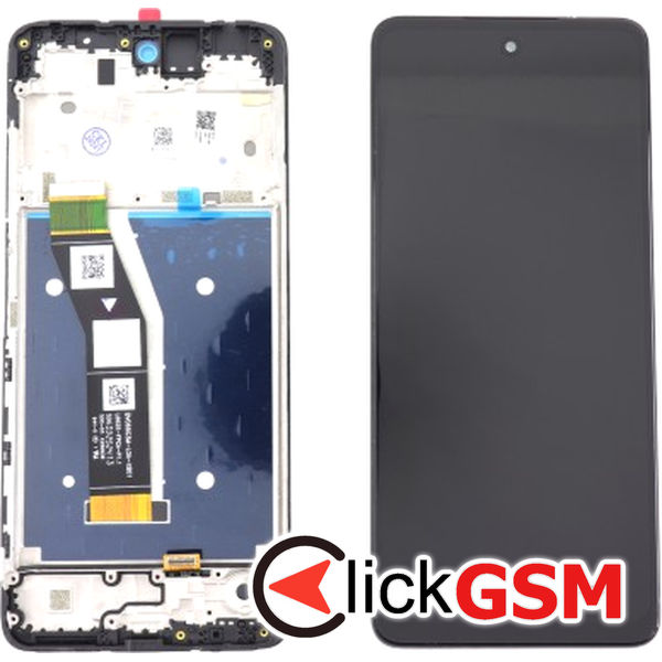 Piesa Display Cu Touchscreen Si Rama Neagra Motorola Moto G24 4m66