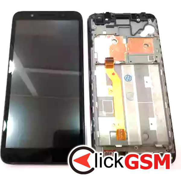 Piesa Display Cu Touchscreen Si Rama Negru Alcatel 1c 2le3